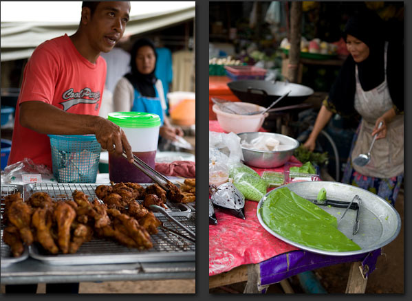 thai food in market